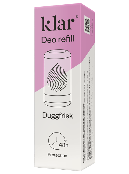 Klar Deo Påfyll 2.0 til roll-on Duggfrisk