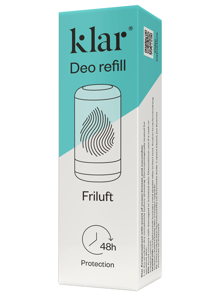 Klar Deo Påfyll 2.0 til roll-on Friluft
