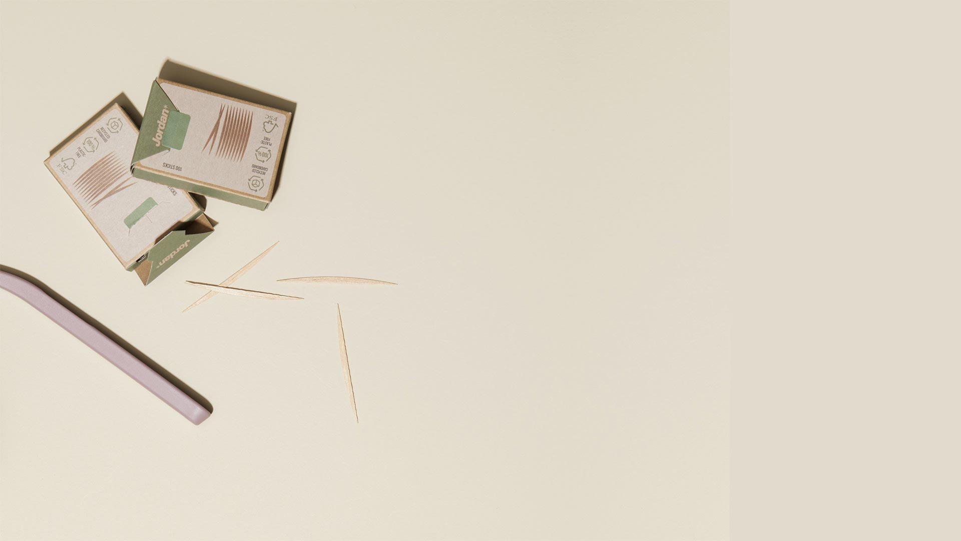 Jordan Green Clean Tannstikker