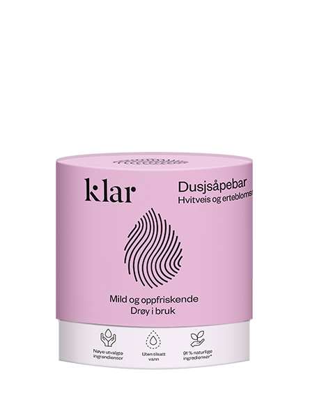 Klar Dusjsåpe Hvitveis og erteblomst